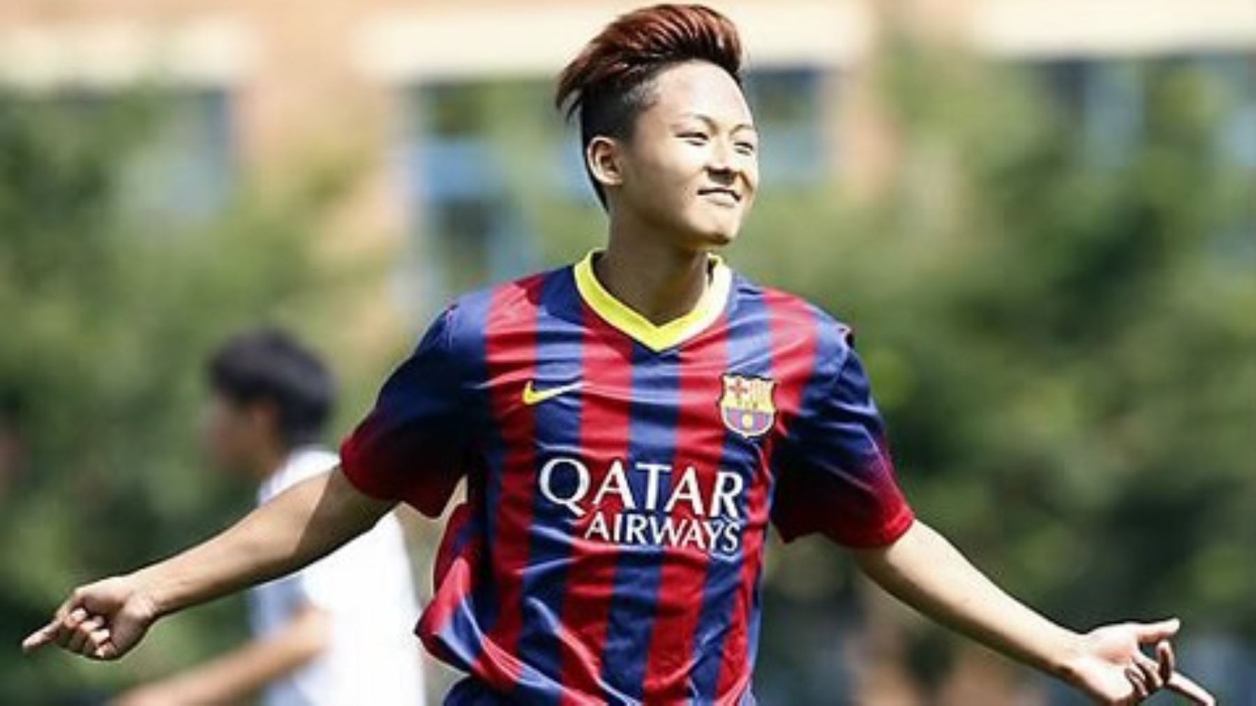 Lee Seung-woo es el Messi surcoreano que juega en el Barcelona desde pequeño.