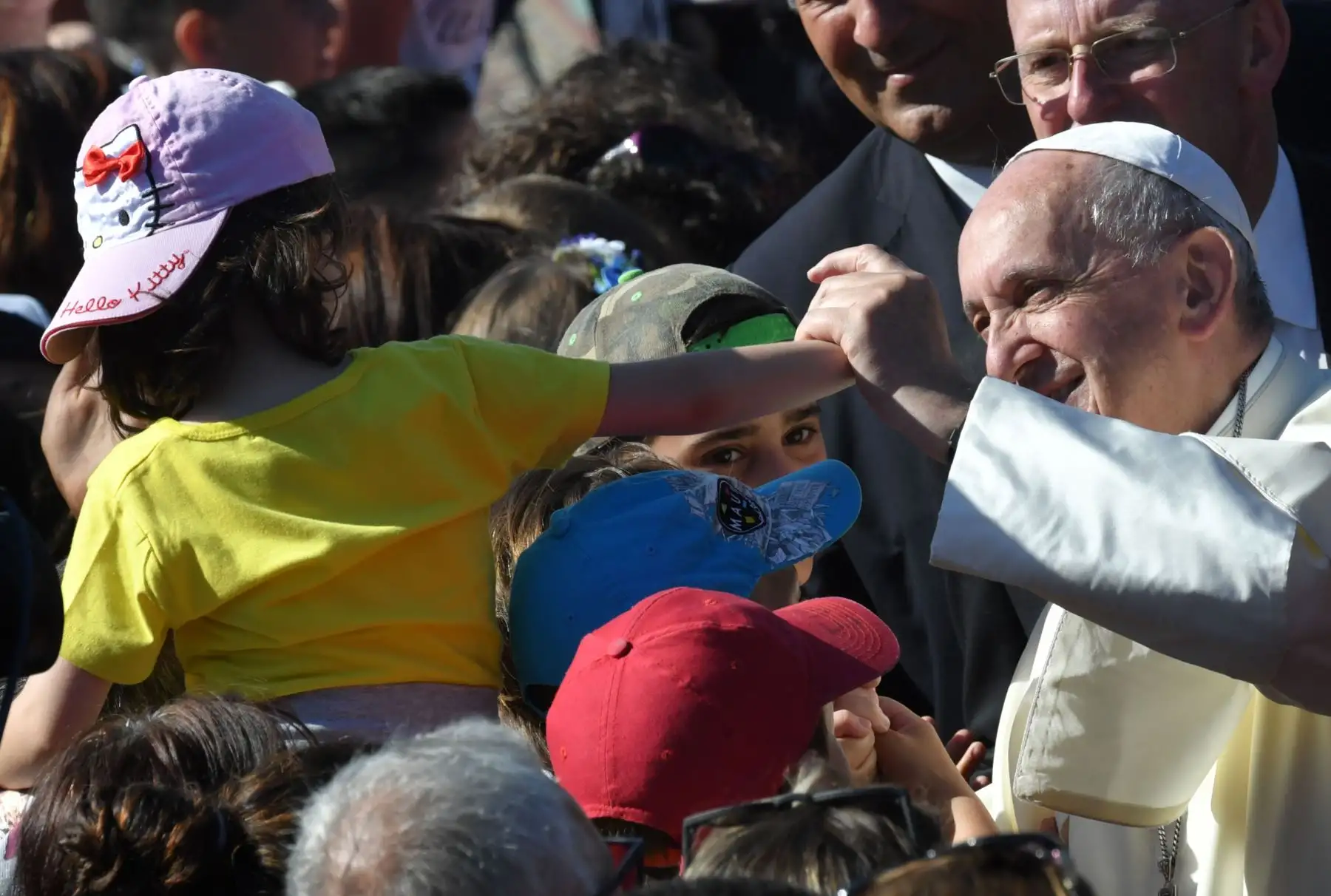 A Francisco siempre le gustó el contacto con la gente. Foto: AFP