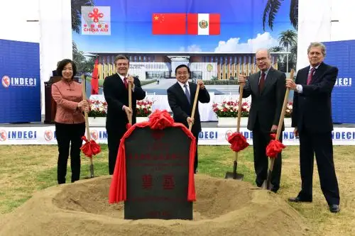 LIMA,PERÚ-22 MAYO. Se inicia obra de construcción de moderno centro de operaciones de Emergencia Nacional para atención de desastres. Foto: ANDINA/Dante Zegarra.