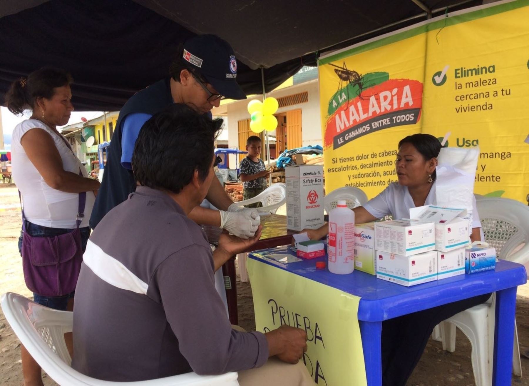 Ministerio de Salud expande campaña Malaria Cero a la provincia loretana de Datem del Marañón. ANDINA/Difusión