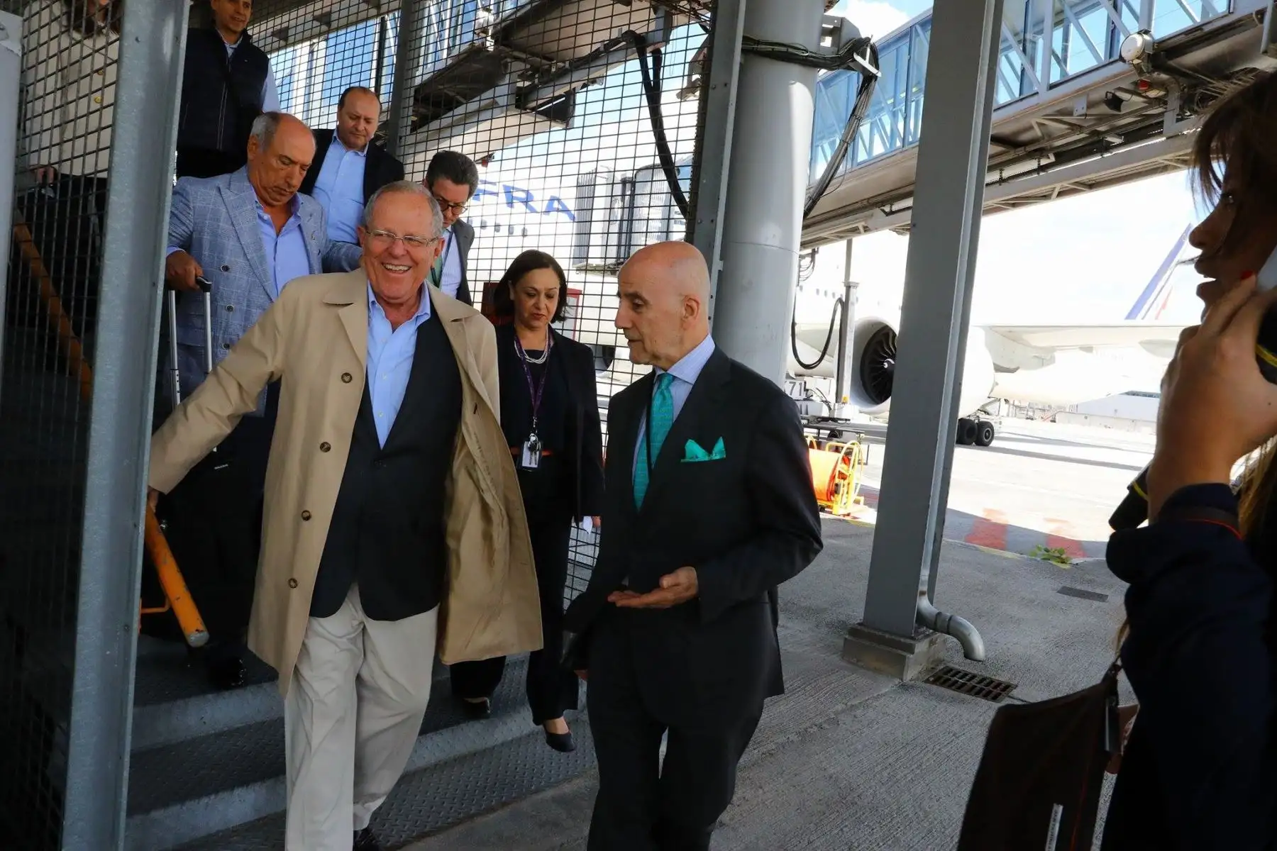 Presidente Pedro Pablo Kuczynski, arribó a París para visita oficial a Francia y España. Foto: ANDINA/ Prensa Presidencia