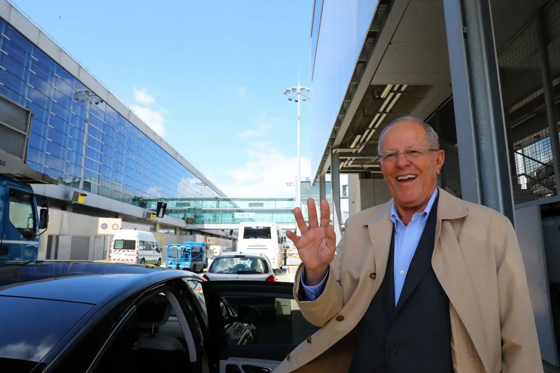 Presidente Pedro Pablo Kuczynski, arribó a París para visita oficial a Francia y España. Foto: ANDINA/ Prensa Presidencia