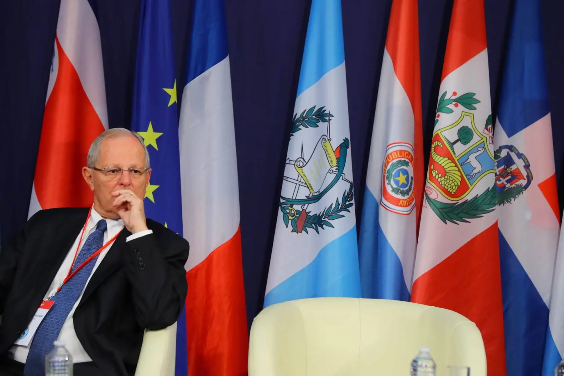 El presidente de la República, Pedro Pablo Kuczynski, participa en el Foro Económico Internacional de América Latina y el Caribe en París. Foto: ANDINA/ Prensa Presidencia