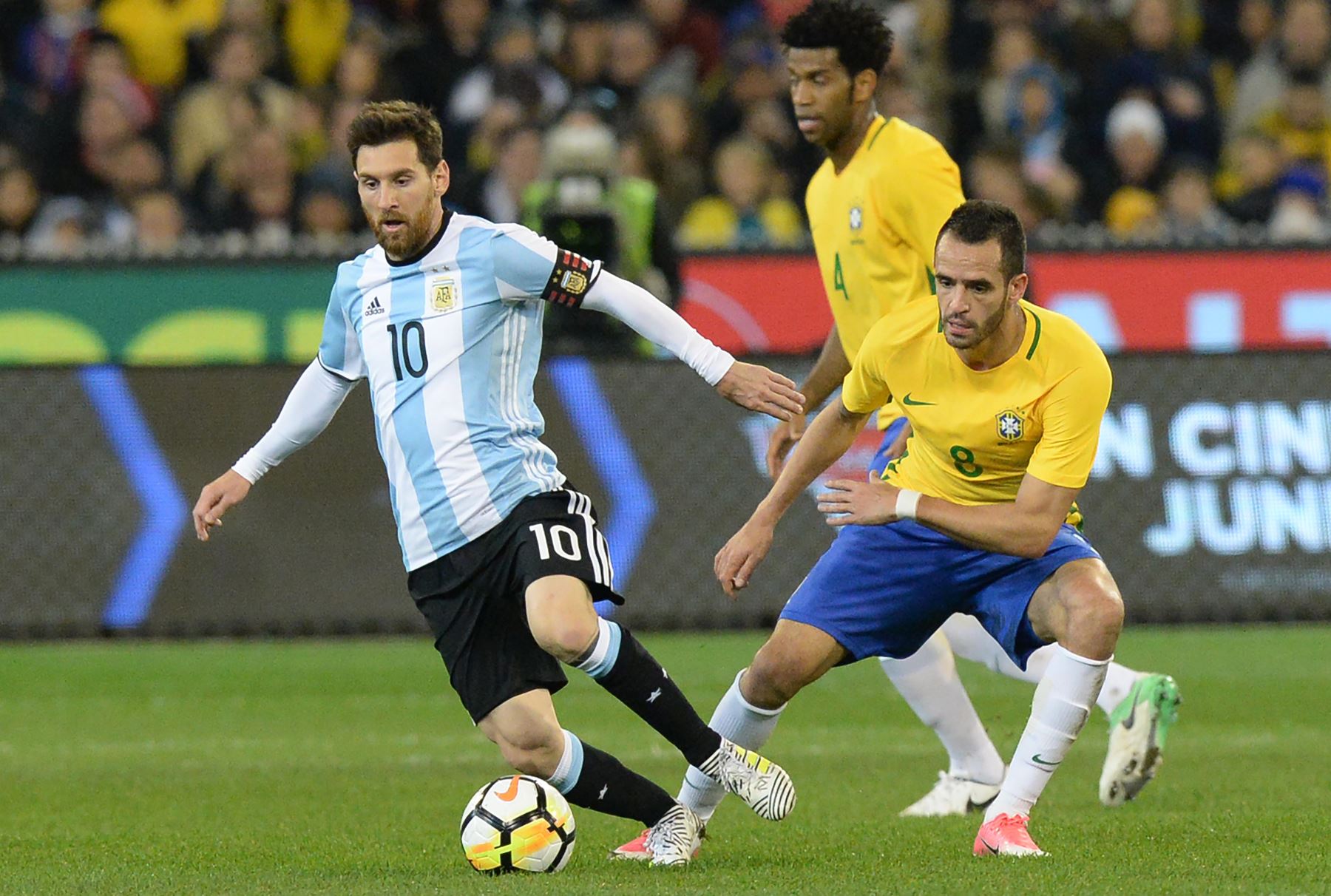 Brasil y Argentina. AFP