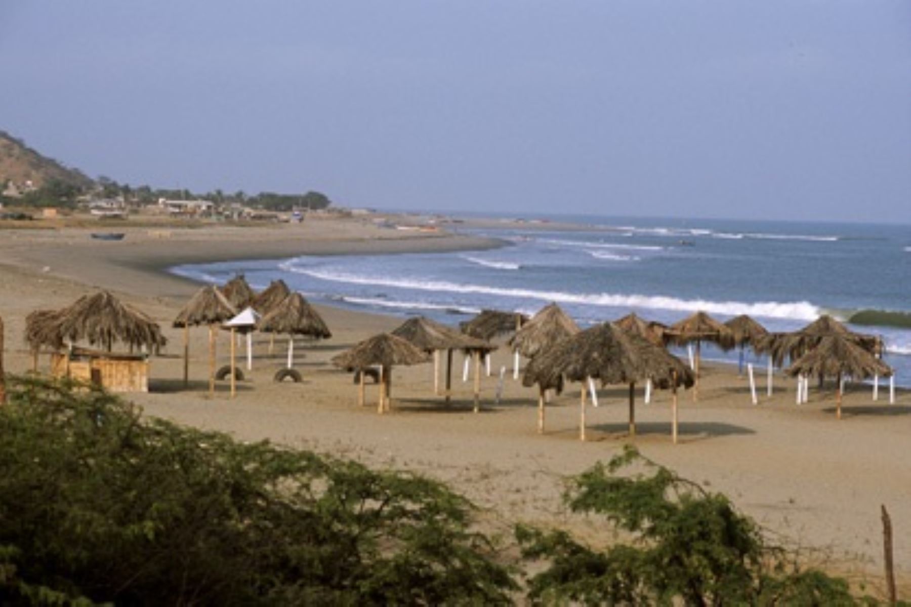 Playa de Zorritos, en la región Tumbes
