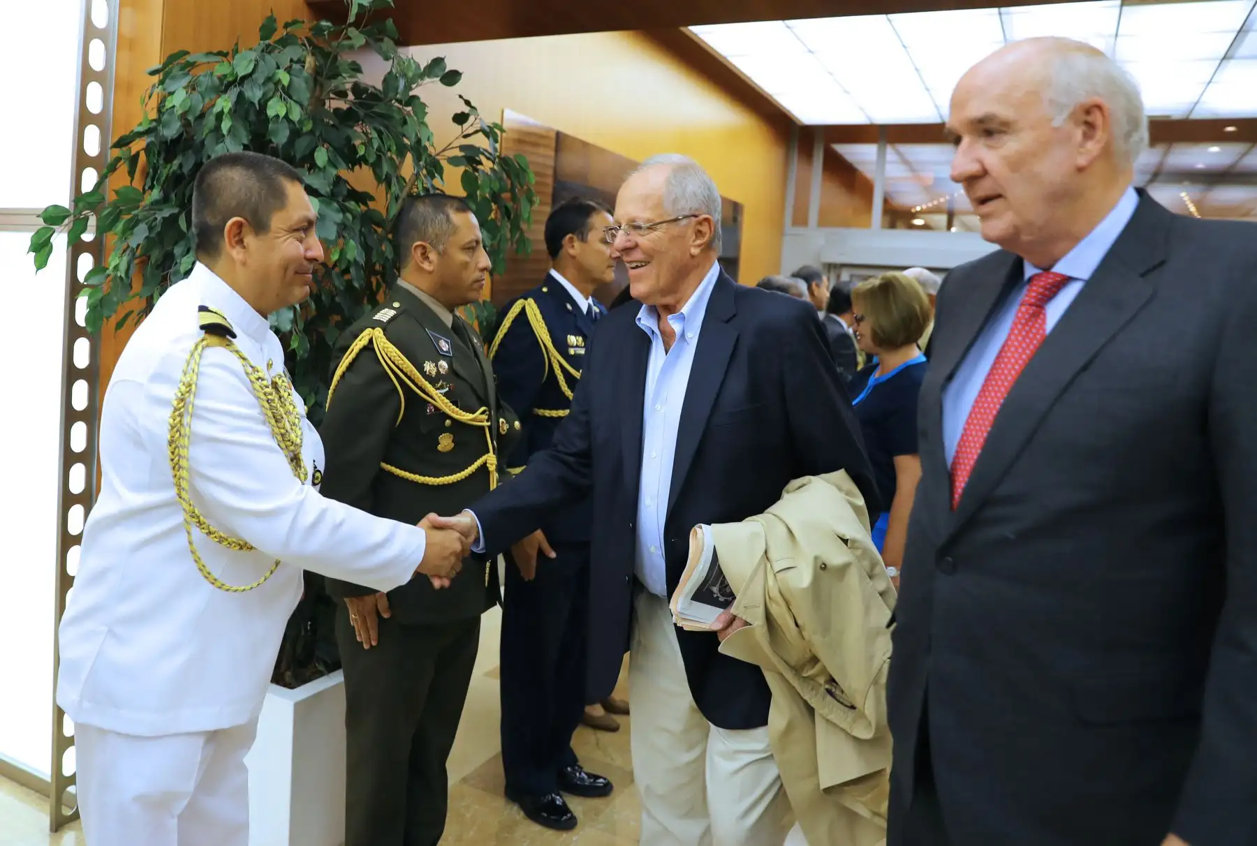 Presidente Pedro Pablo Kuczynski  arribó a Madrid para iniciar Visita Oficial a España.Foto:ANDINA/Prensa Presidencia