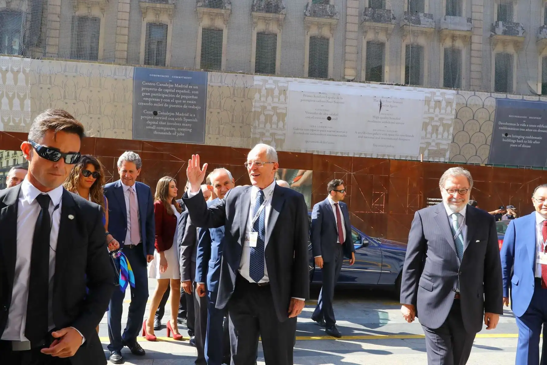 El jefe del Estado, Pedro Pablo Kuczynski, participa del foro “El Perú del Futuro”, organizado por el Grupo Prisa, en Madrid. Foto: ANDINA/ Andres Valle - Presidencia