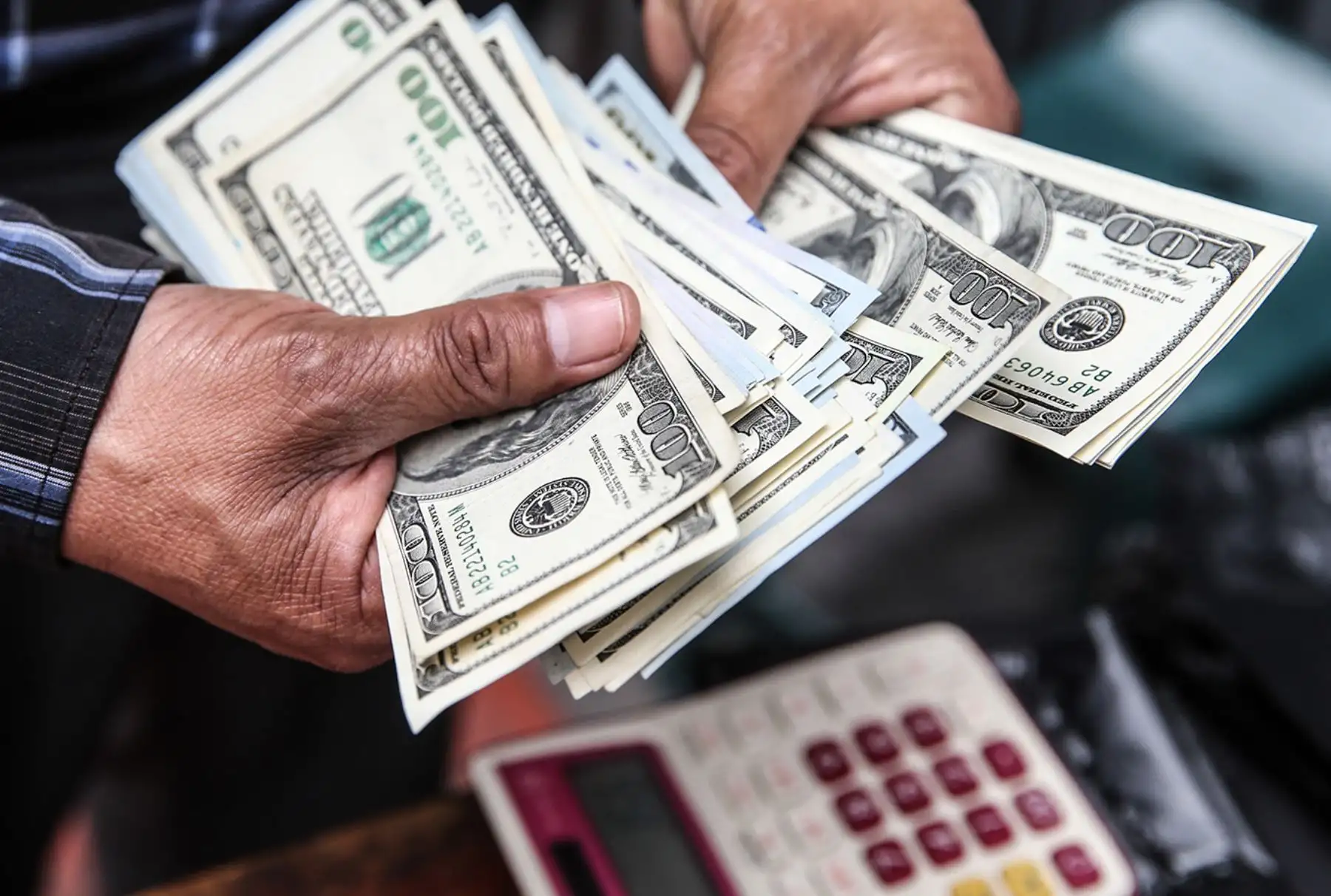 Billetes de dólares. Foto: ANDINA/Difusión