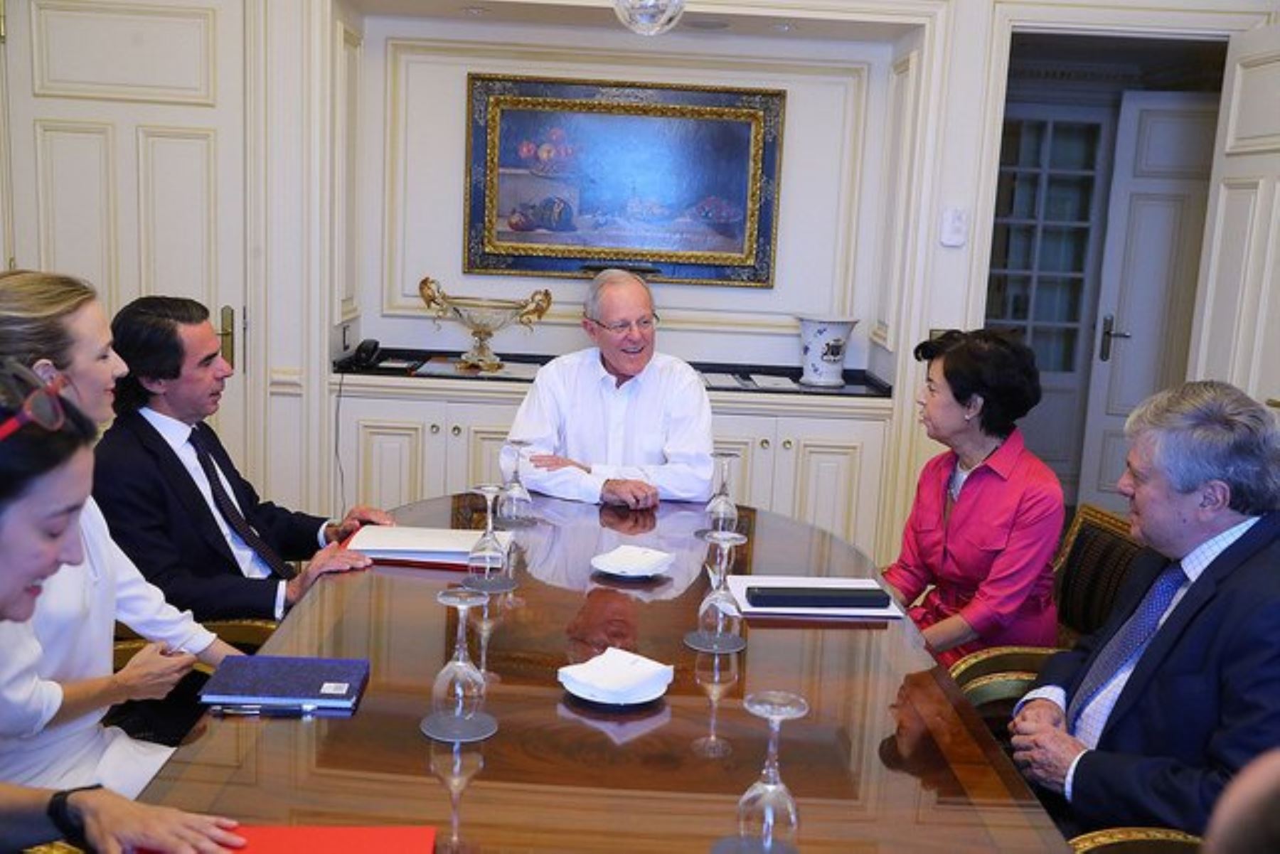 Presidente Pedro Pablo Kuczynski se reunió con padres del líder venezolano Leopoldo López.