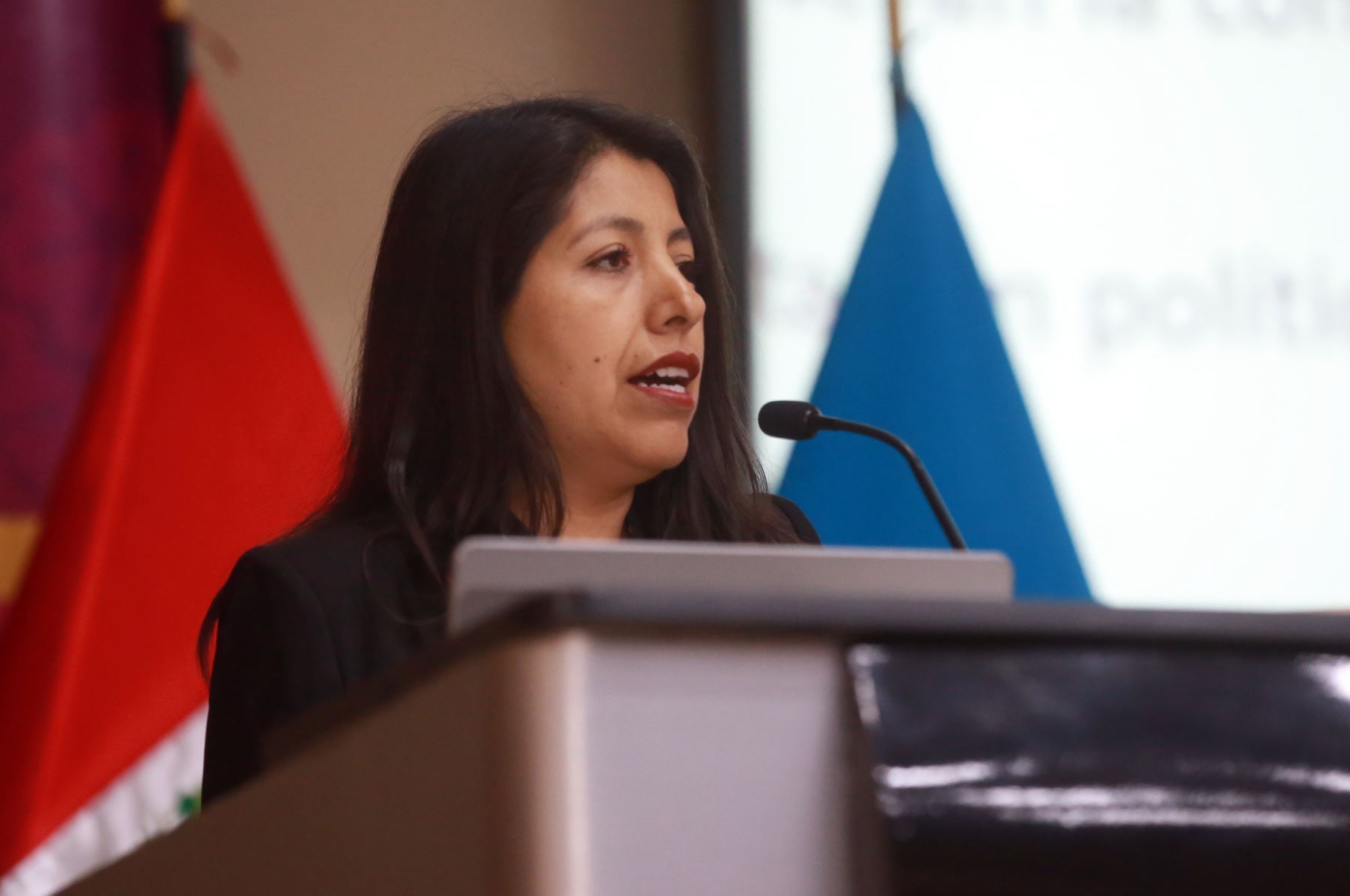 Jefa de la oficina legal del proyecto especial para los Juegos Panamericanos Lima 2019, Amalia Moreno. ANDINA/Jhony Laurente