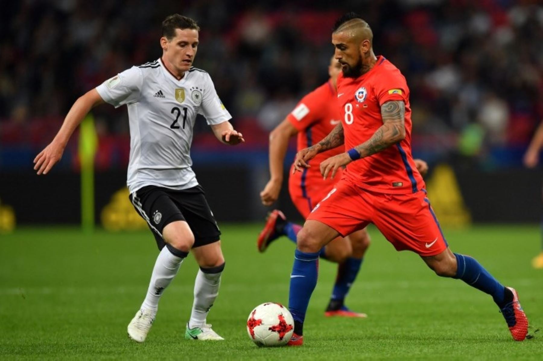 Chile y Alemania expusieron un buen juego