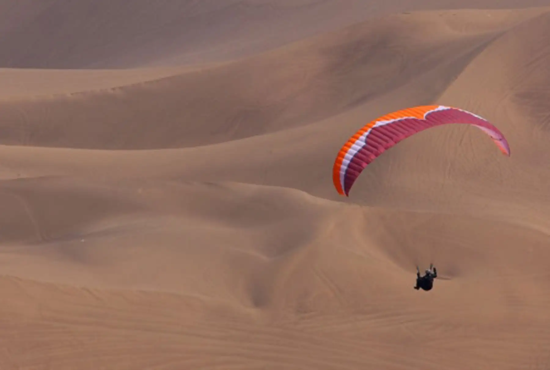 Parapente en dunas de Nasca