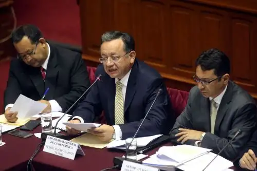 03/07/2017   LIMA,PERÚ-JULIO 03. El Contralor Edgar Alarcón se presenta ante la comisión Permanente del Congreso de la República.Foto: ANDINA/Oscar Farje Gomero.