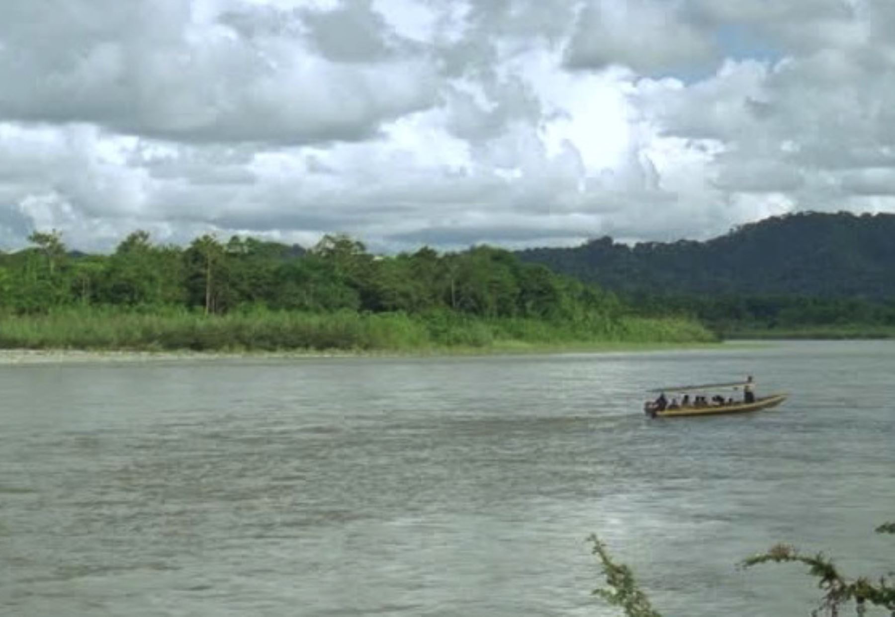 Río Napo incrementa su nivel de agua y se mantiene en alerta roja. ANDINA/Difusión