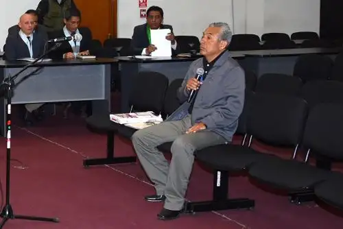 Eleuterio Flores Hala, Artemio, asiste a juicio oral por asesinato de policías en el Vraem.