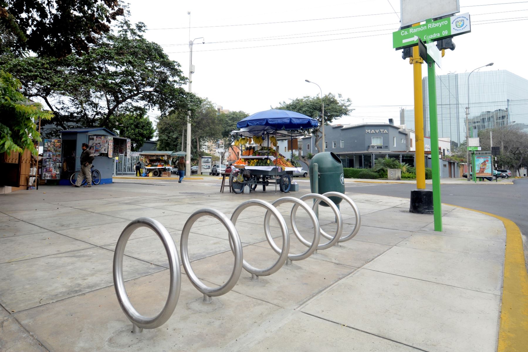 Más estacionamientos gratuitos para bicicletas en Miraflores. Foto; Andina/Difusión