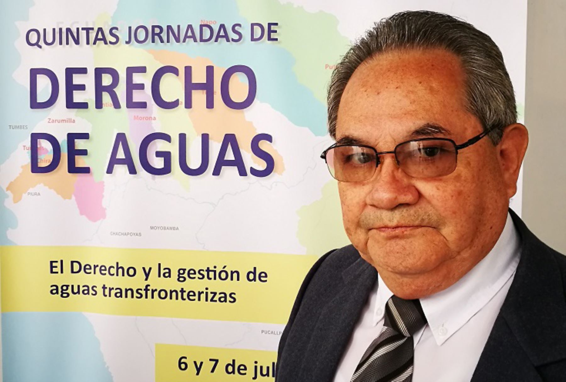 Jefe de la Autoridad Nacional del Agua (ANA), Abelardo De la Torre Villanueva.