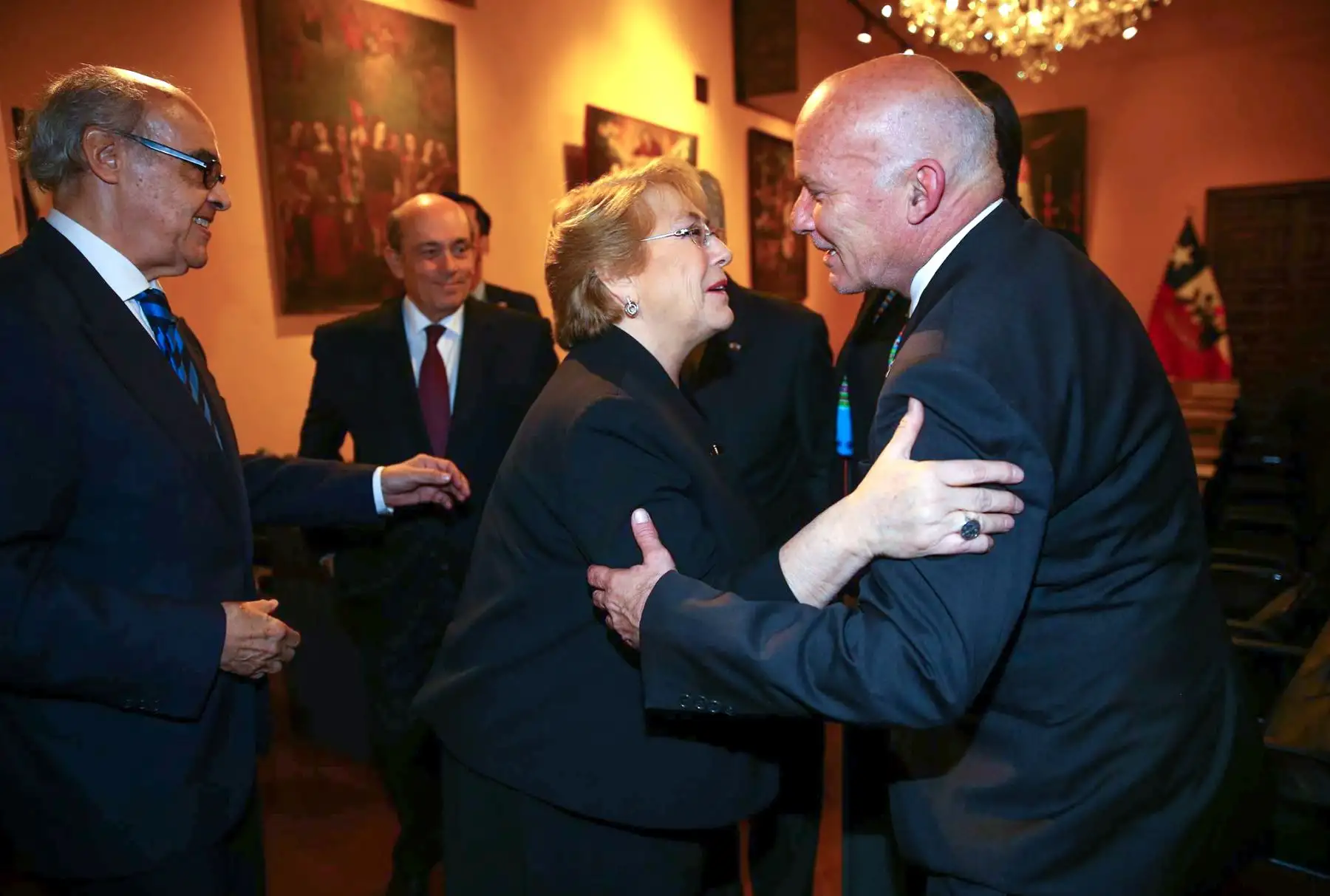 Los presidentes del Perú, Pedro Pablo Kuczynski, y de Chile, Michelle Bachelet, se reunen con empresarios de ambos países en la sede de la Cancillería, en el marco del Encuentro Presidencial y I Gabinete Binacional Perú-Chile. Foto: ANDINA/ Prensa Presidencia