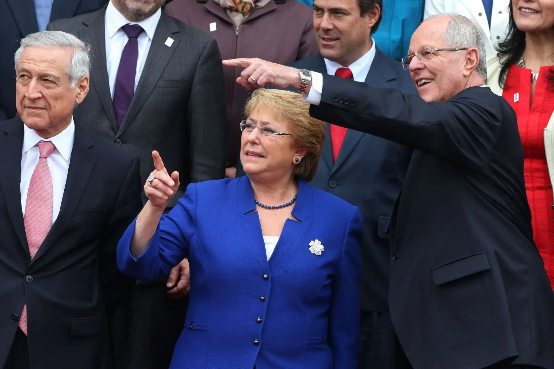 LIMA,PERÚ-JULIO 07. El presidente de la República, Presidente Kuczynski; y su homóloga chilena, Michelle Bachelet, participan en el I Gabinete Binacional Ministerial Perú-Chile, a realizarse hoy en Lima. Foto: ANDINA/Vidal Tarqui
