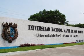 Universidad San Marcos celebra mañana su aniversario. Frontis de la UNMSM. 
