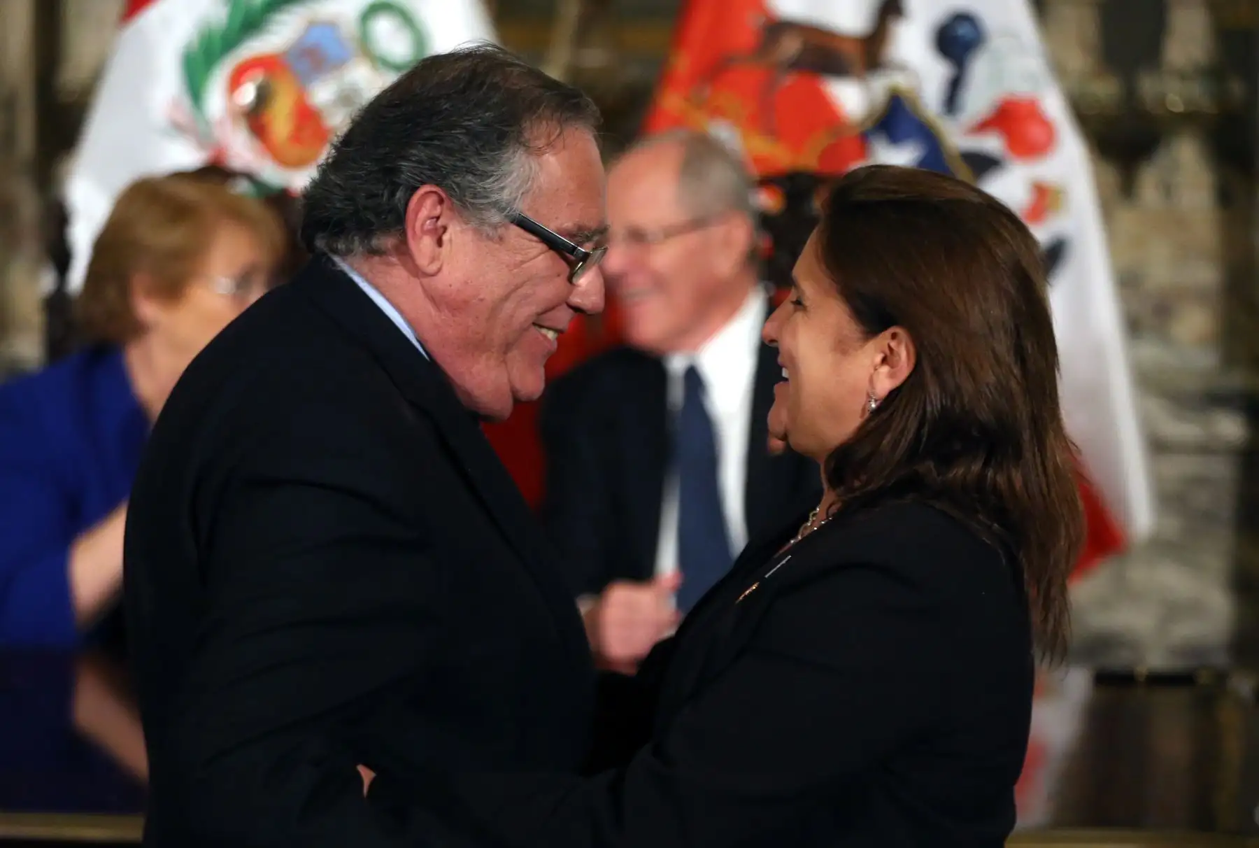 LIMA,PERÚ-JULIO 07. Presidente Pedro Pablo Kuczynski; y su homóloga Michelle Bachelet, participan de la firma de  la Declaración de Lima y el Plan de Acción tras el I Gabinete Binacional Ministerial Perú-Chile, realizado hoy en Lima. Foto: ANDINA/Vidal Tarqui