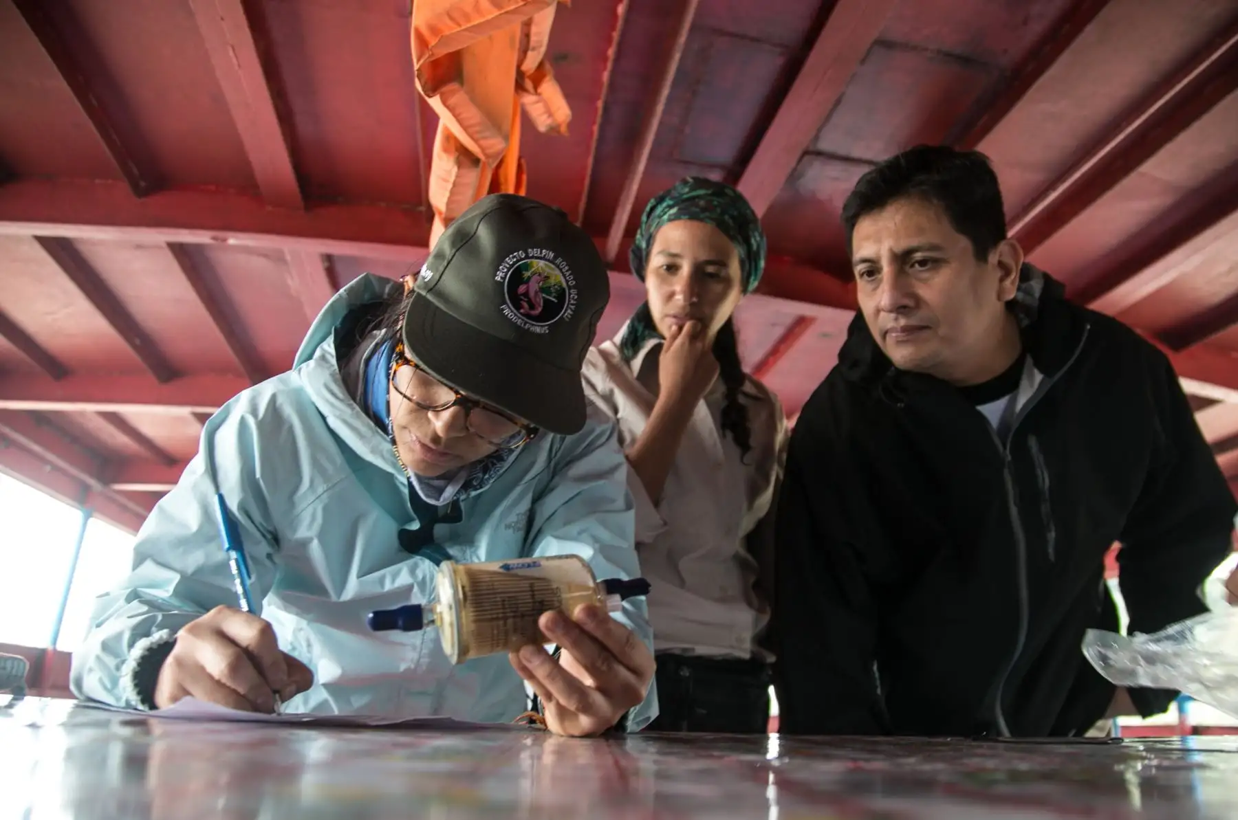 Realizan primer censo de delfines en ríos Huallaga y Marañón. Foto: Sebastián Castañeda/ WWF Perú