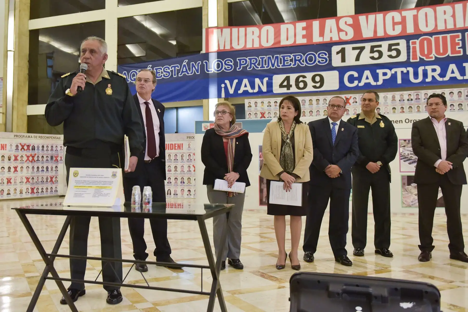 Policía presentó resultados de operativo contra minería ilegal.