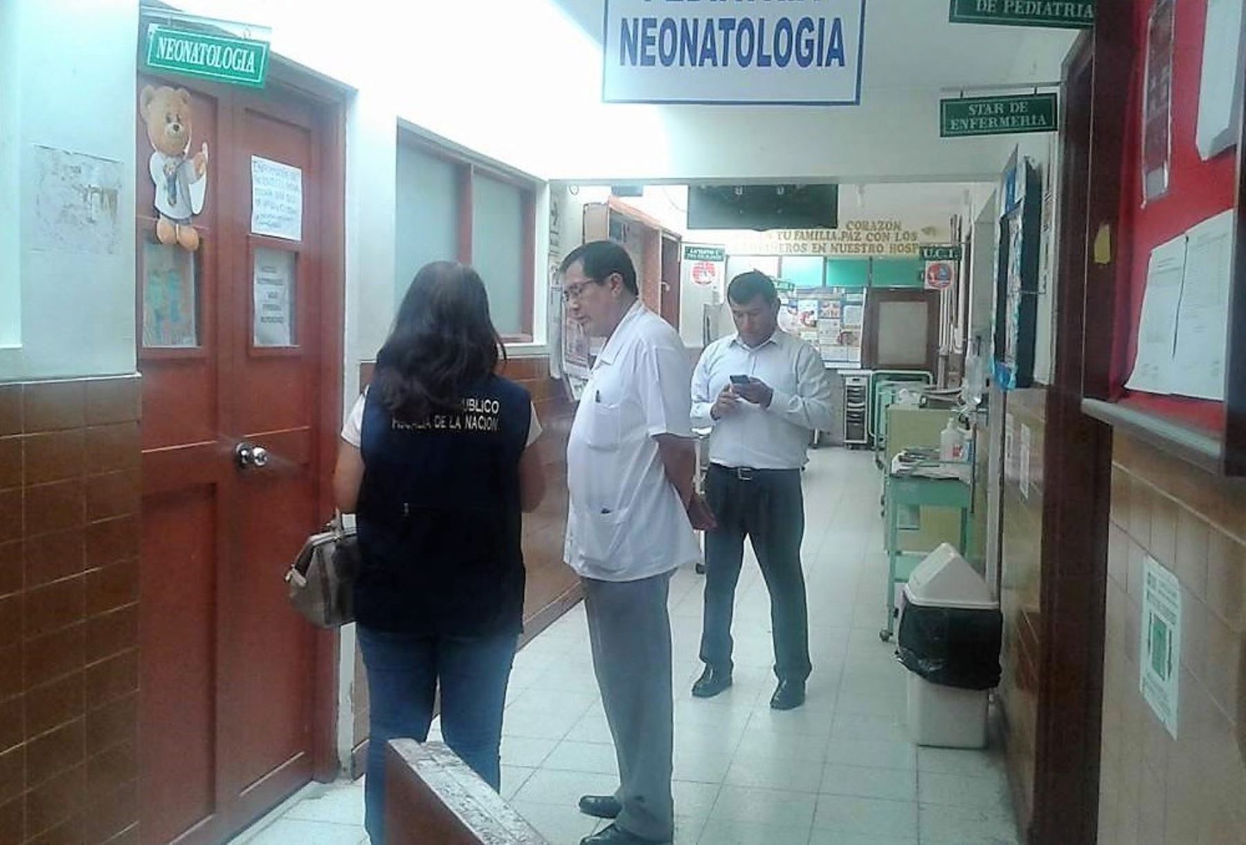 Fiscal interviene hospital La Caleta de Chimbote para asegurar atención de emergencia. ANDINA