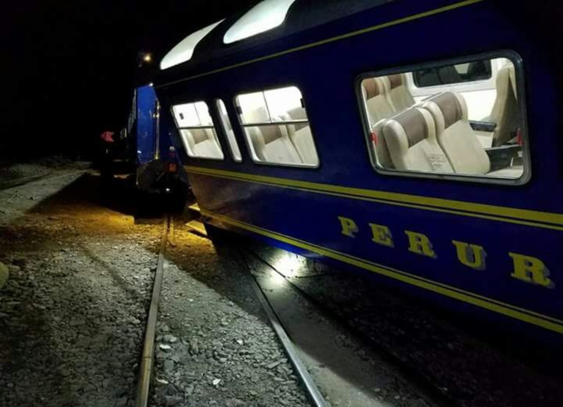 Descartan daños personales por descarrilamiento de tren a Machu Picchu. Foto: Facebook