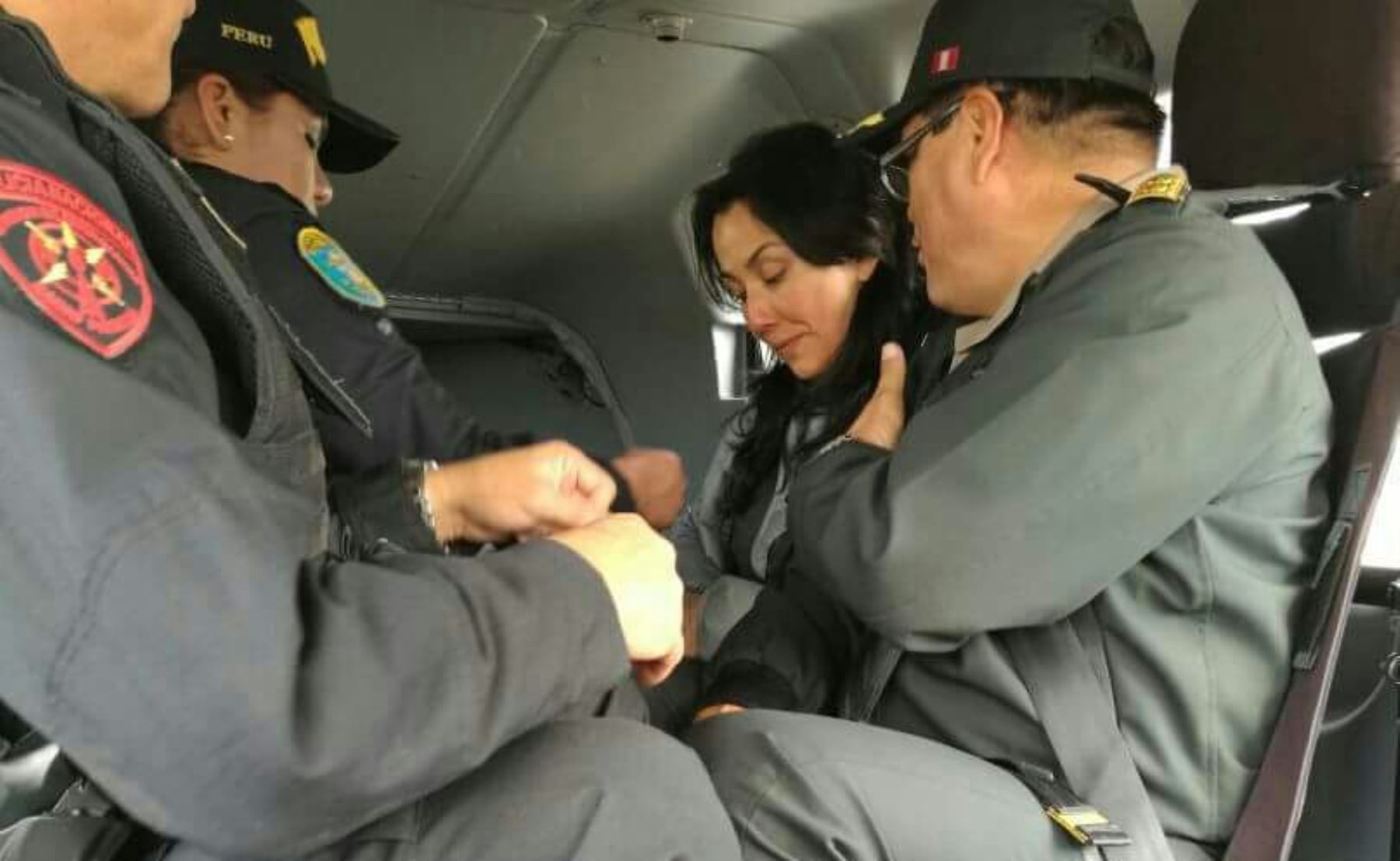 Nadine Heredia es trasladada al penal Anexo de Mujeres de Chorrillos. Foto: Difusión.