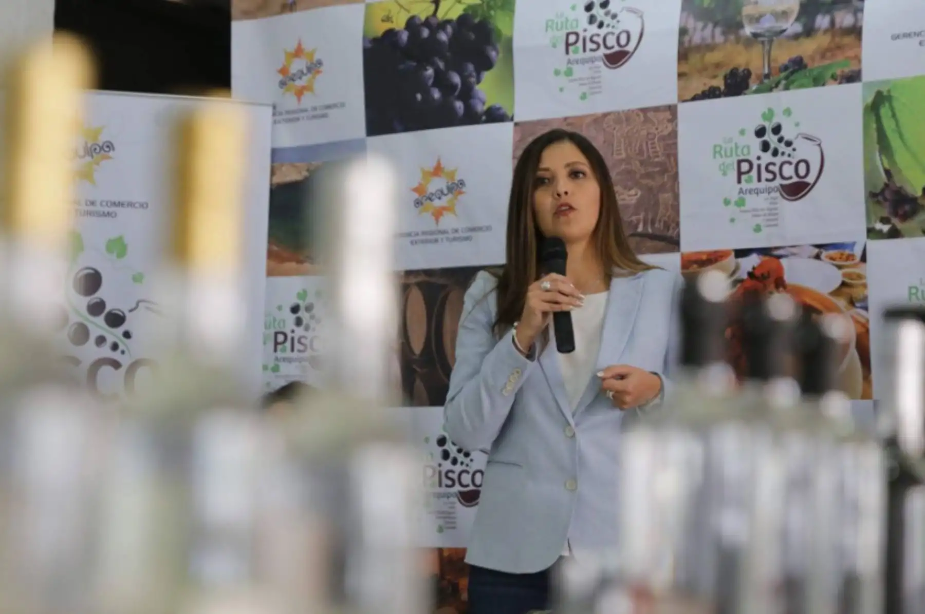 El pisco que se produce en Arequipa representará a esta región en la “Casa Perú” que se levantará en Moscú por el Mundial de Fútbol. ANDINA/Difusión