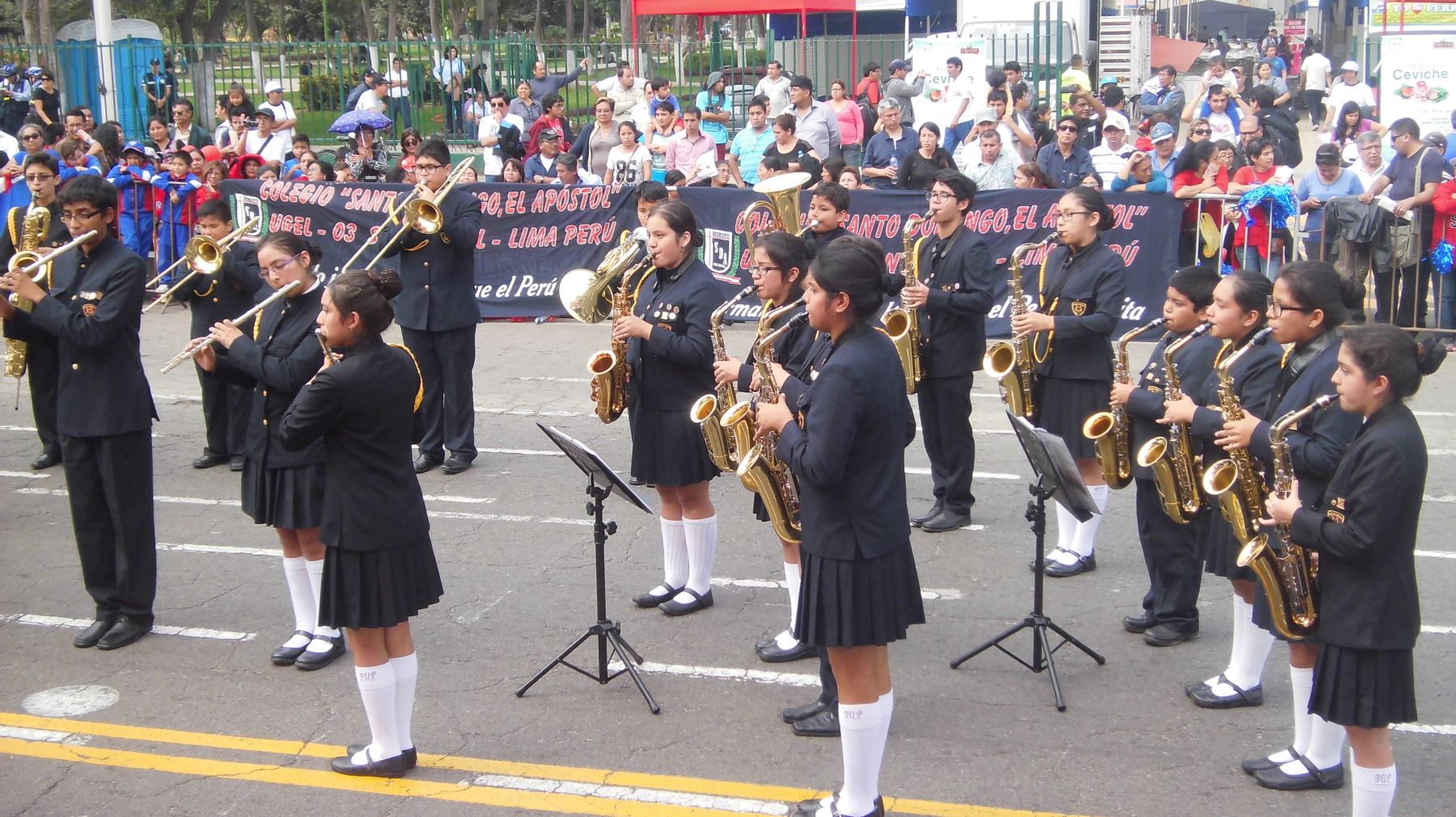 Bandas escolares serán la atracción este jueves en la Municipalidad de Lima. Foto: Difusión