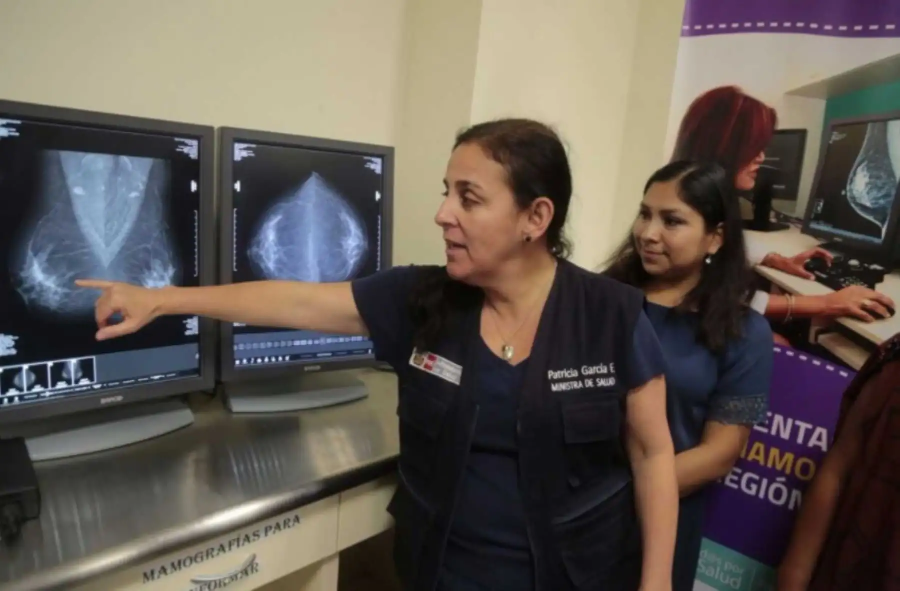 Junín: ministra de Salud lanza Telemamografía para prevenir cáncer de mama a distancia