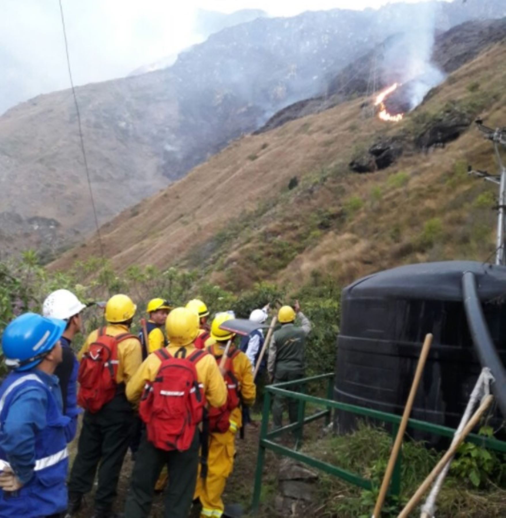 Incendio forestal se reaviva en zonas inaccesibles del distrito de Machu Picchu.