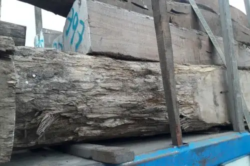 Madera decomisada por Serfor.