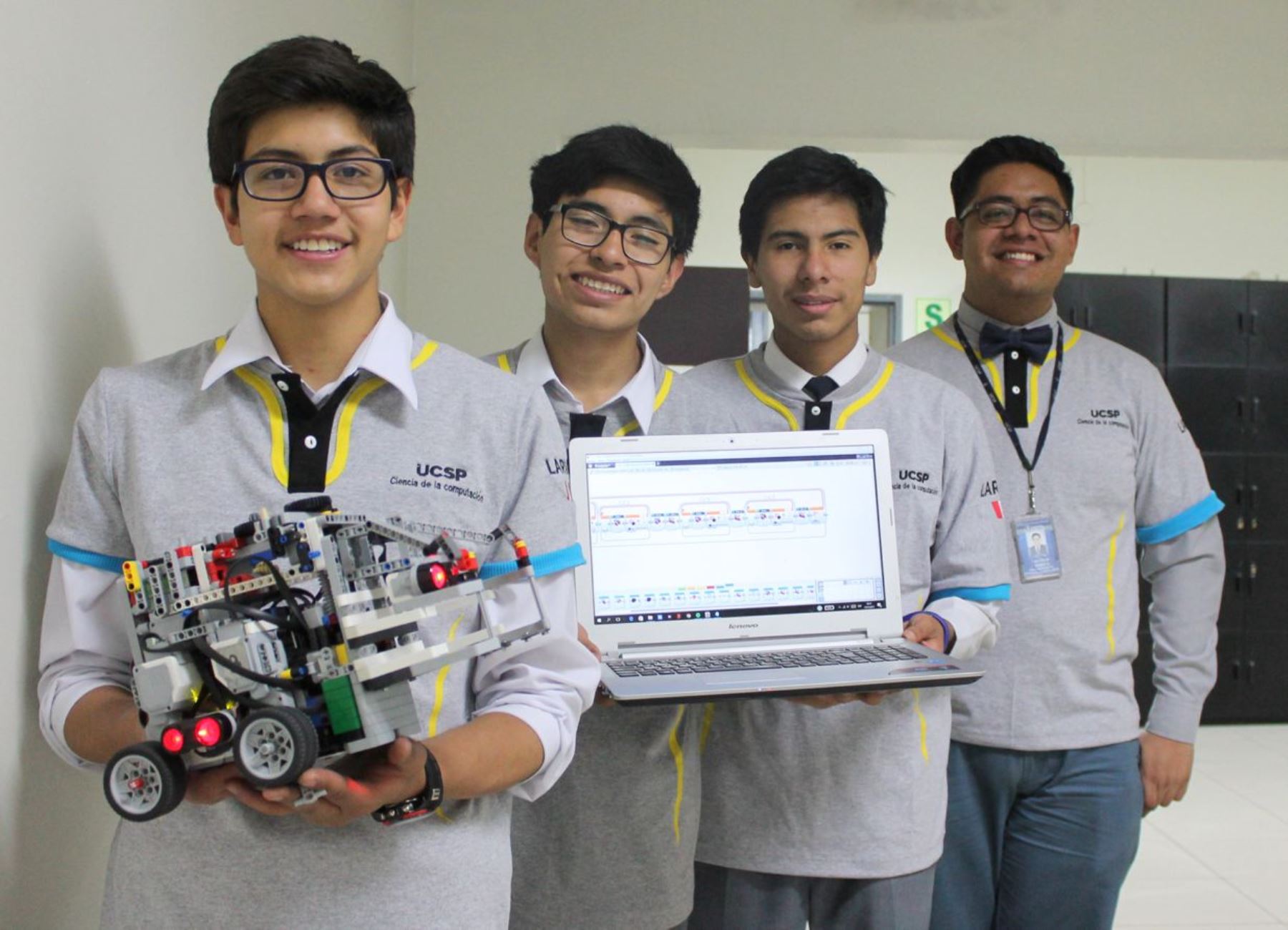 Estudiantes de Arequipa participarán en Mundial de Robótica en Japón. ANDINA/Difusión