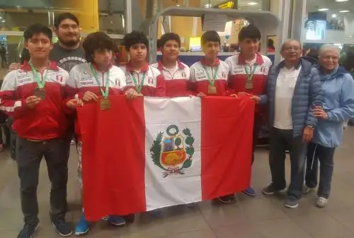 Representantes peruanos en Olimpiada Internacional de Matemática que se realizó en Brasil. Foto: Andina/difusión
