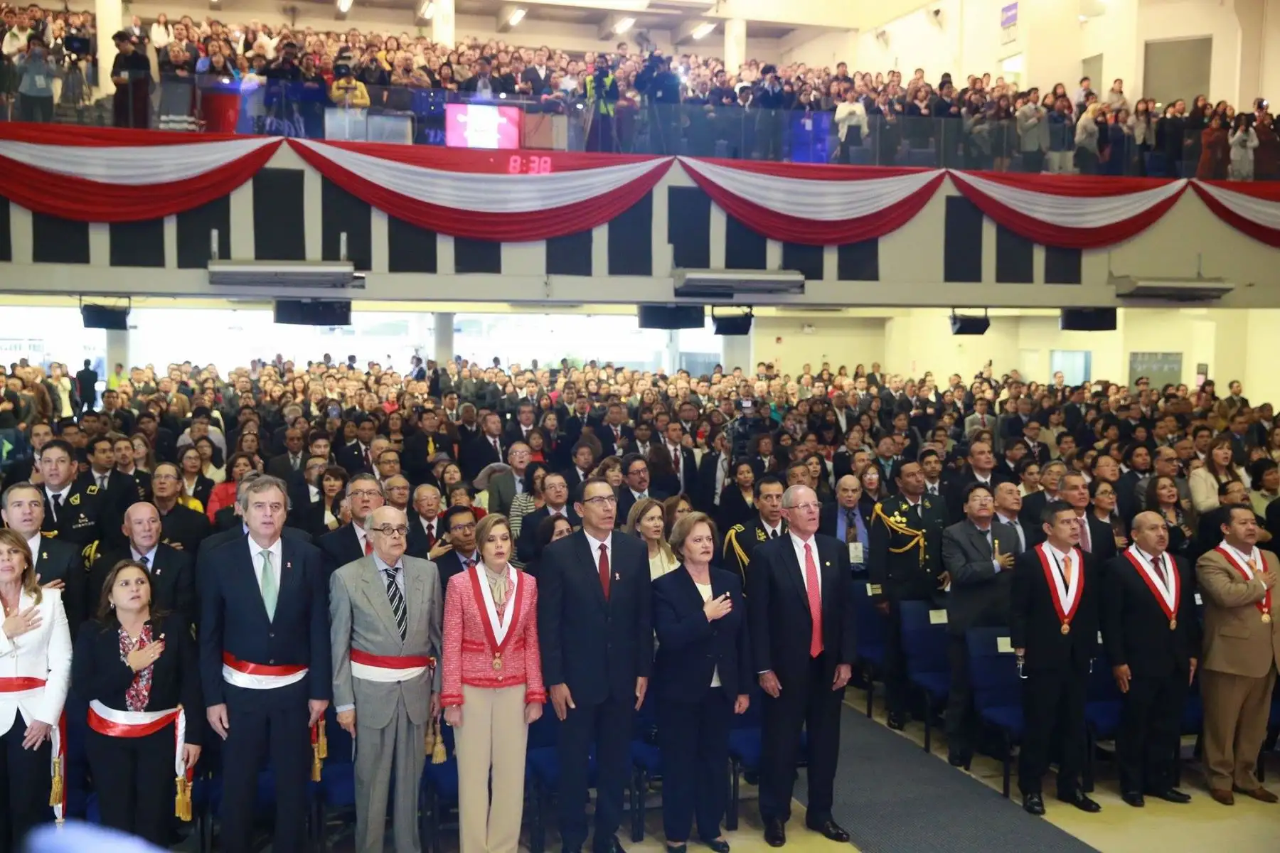 Presidente Kuczynski asiste a Ceremonia de Acción de Gracias por el Perú.