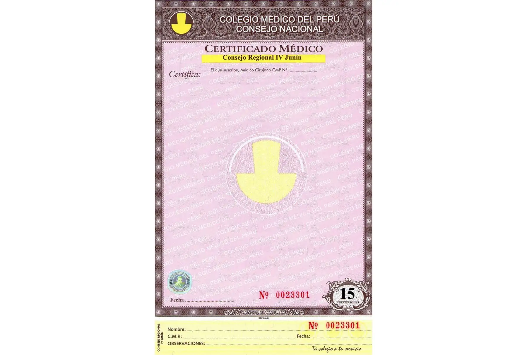 Certificado médico