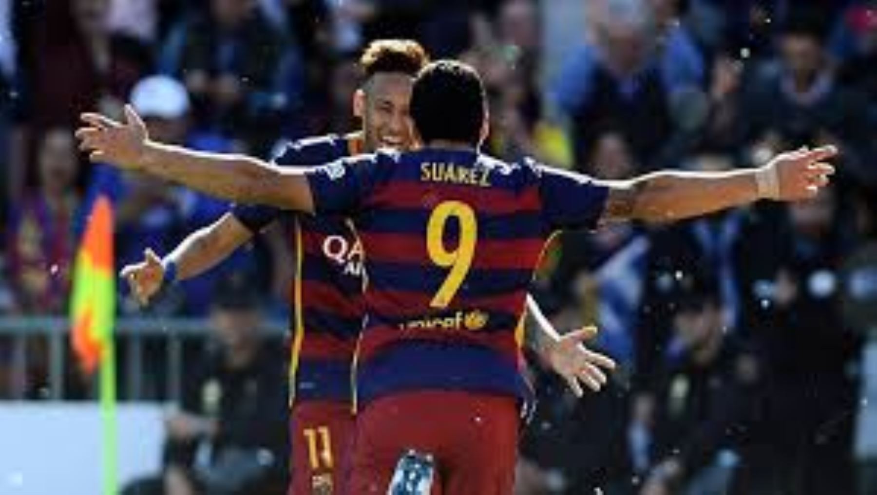 Neymar y Luis Suárez Foto: Efe.