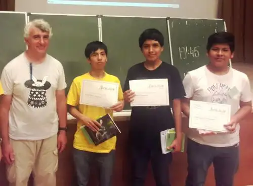 Escolares peruanos ganan medallas de oro y bronce en Olimpiada de Geometría en Rusia. Foto: ANDINA/Difusión.