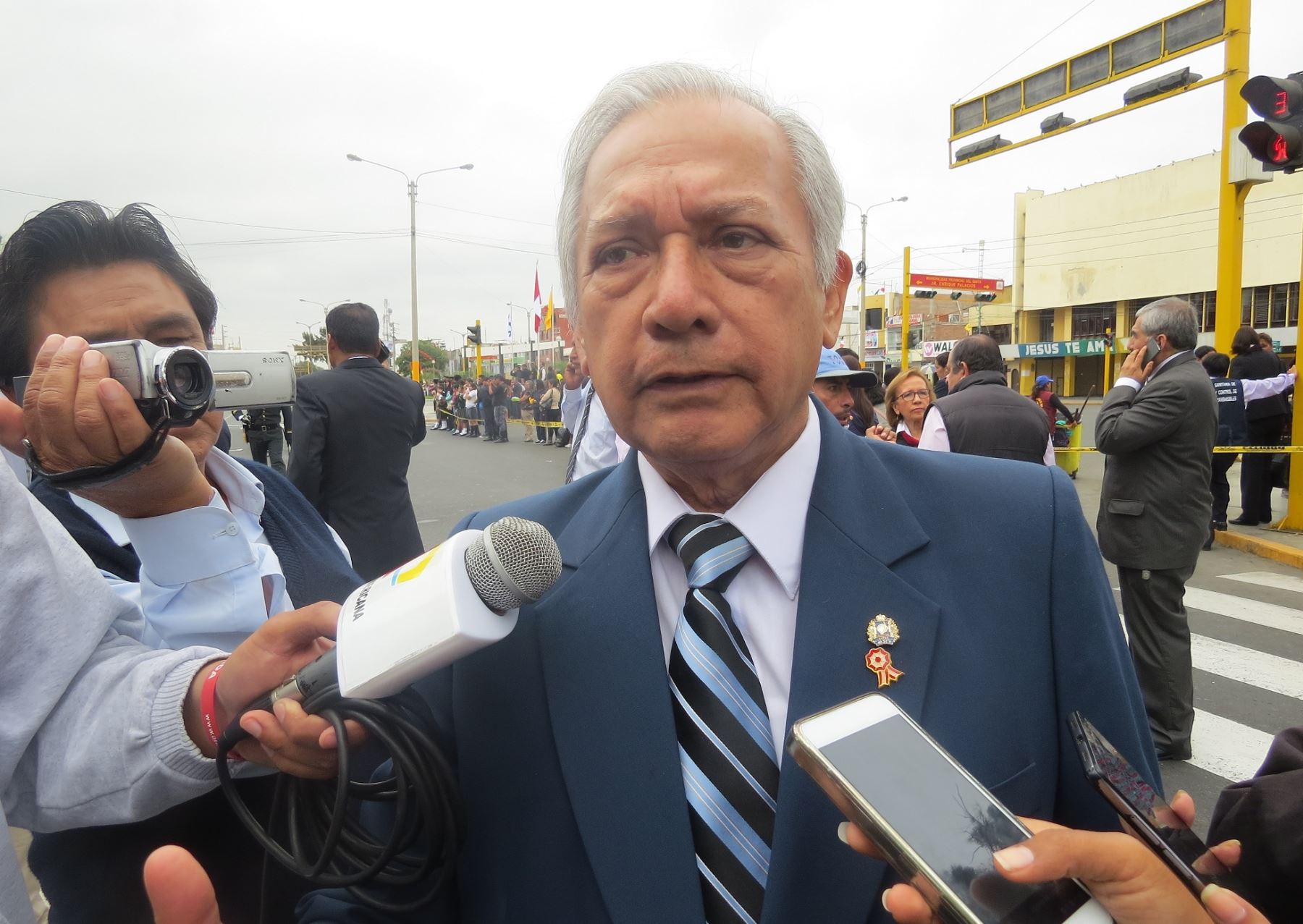El gerente del Proyecto Especial Chinecas, Edilberto Ñique Alarcón, anunció formación de comisión que evaluará problema de invasiones. ANDINA
