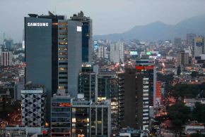 Centro financiero de Lima. Foto: ANDINA/Carlos Lezama.