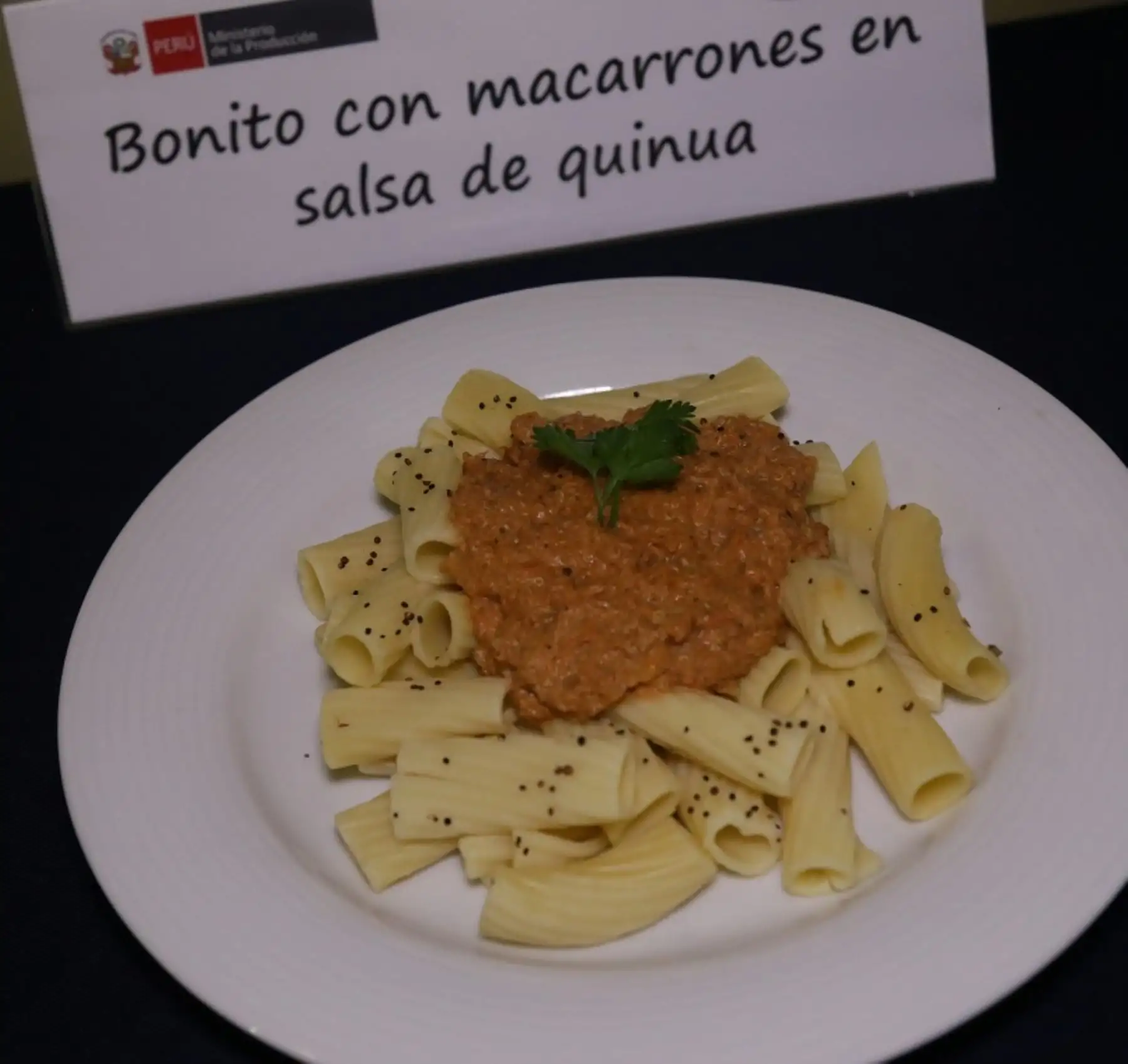 Plato ganador del concurso "Come pescado con todo". Foto: Andina/Difusión