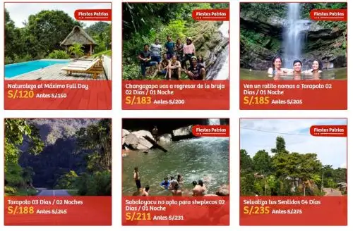 La feria Expo Amazónica 2017 que tiene lugar desde hoy hasta el 13 de agosto en San Martín brinda la oportunidad de visitar los diversos atractivos turísticos de dicha región, aprovechando ofertas de viaje desde 120 soles, según el portal ¿Y tú qué planes?