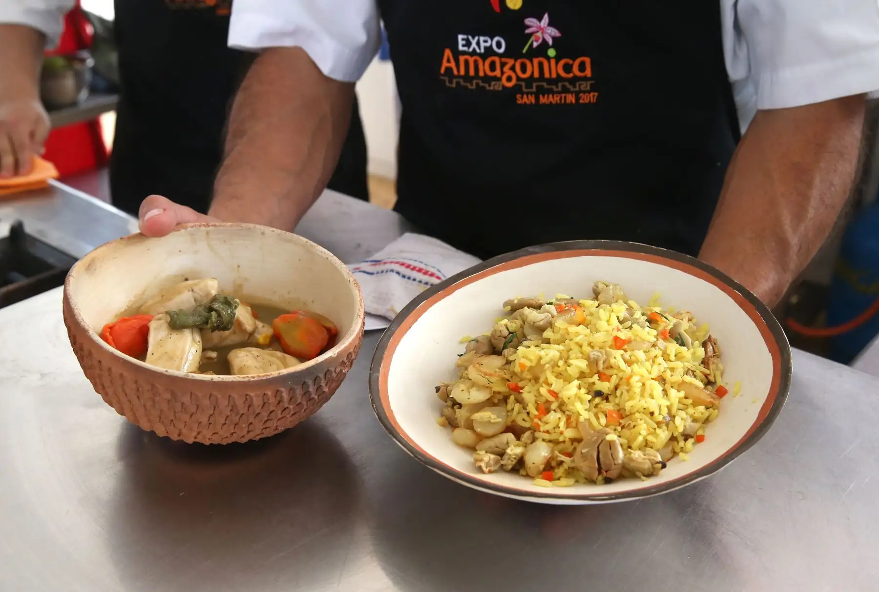 En Expo Amazónica se promueve el consumo de paiche a través de degustaciones gratuitas. ANDINA/Vidal Tarqui