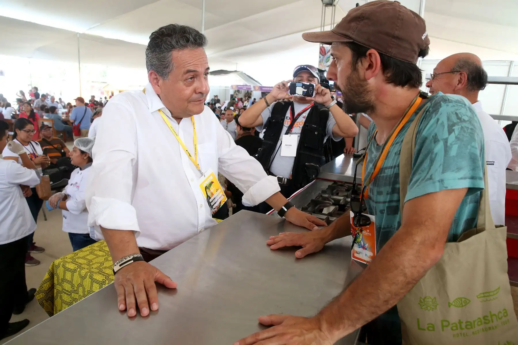 Pedro Miguel Schiaffino presenta platos con insumos selváticos en Expo Amazónica 2017. ANDINA/Vidal Tarqui