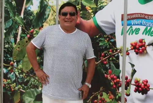 Rafael Cuzcano en la Expo Amazónica 2017, región San Martín. ANDINA/Vidal Tarqui