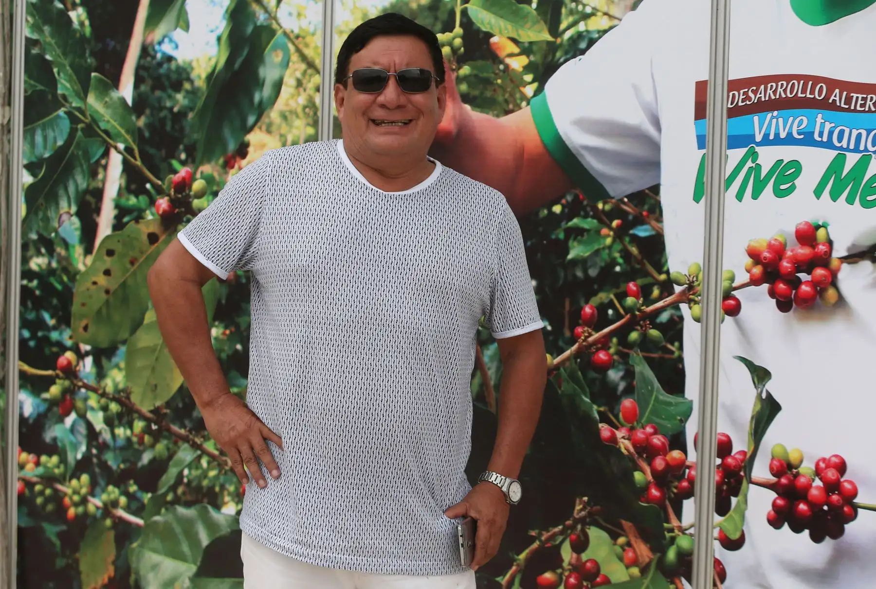 Rafael Cuzcano en la Expo Amazónica 2017, región San Martín. ANDINA/Vidal Tarqui