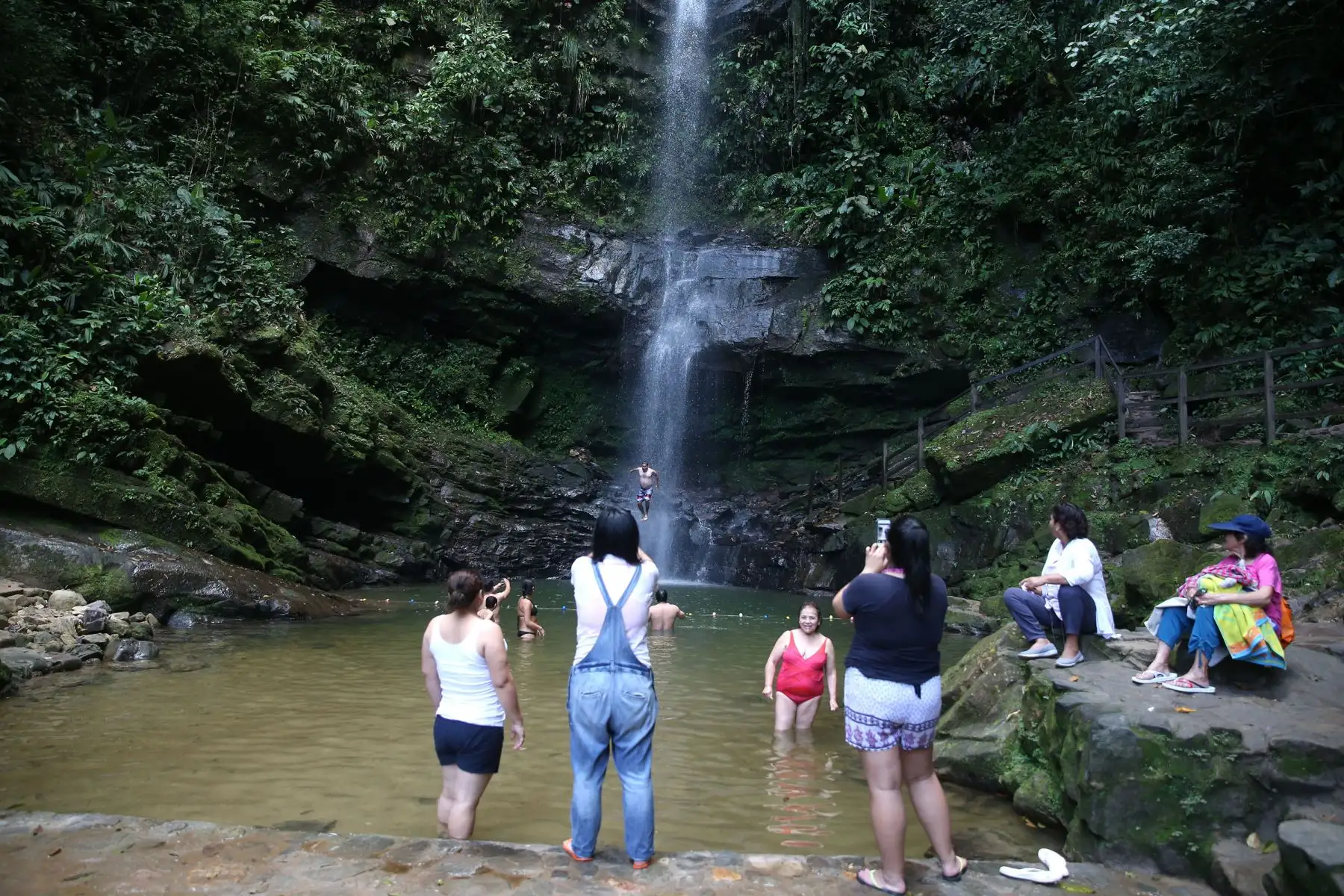 Catarata de Ahuashiyacu, en la región San Martín. ANDINA/Vidal Tarqui